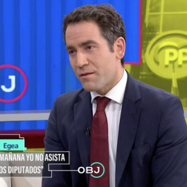 El hasta ahora secretario general del PP, Teodoro García Egea, en La Sexta.