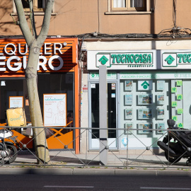 13/05/2024 Inmobiliarias Tecnocasa y Alquiler Seguro, a 13 de abril de 2024, en Madrid.