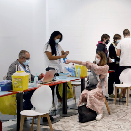 Punto de vacunación sin cita previa en Barcelona.