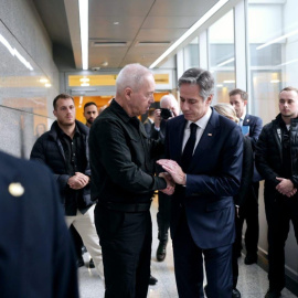 Blinken se reune con el ministro de Defensa israelí en Tel Avis el pasado 9 de enero.