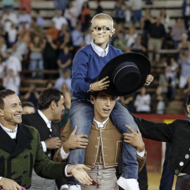 El niño Adrián Hinojosa, fallecido de cáncer, quería ser torero.