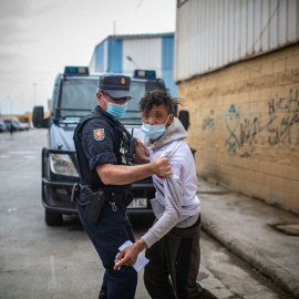Menores ceuta tarajal nave