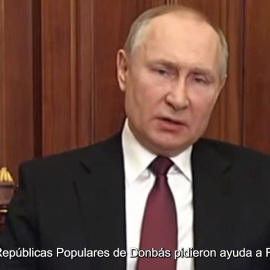 VÍDEO | Putin justifica su ataque para "desnazificar" Ucrania