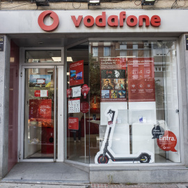 Una tienda de Vodafone en Madrid