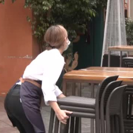 La lluvia agua el puente en Andalucía