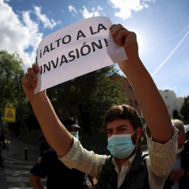 Ultras en la embajada de Marruecos