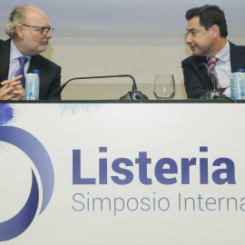 Miguel Ángel Guzmán y Juan Manuel Moreno Bonilla, en una imagen de archivo.