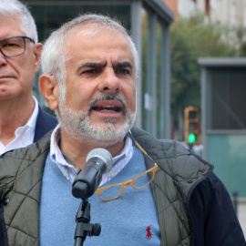 El president del grup parlamentari de Cs, Carlos Carrizosa, en una atenció a la premsa el 9 de novembre del 2021.