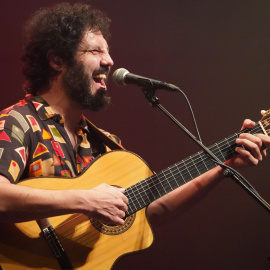El Kanka en el seu concert a la sala Barts.