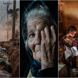 Fotografías ganadora y finalistas del Premio Internacional de Fotografía Humanitaria Luis Valtueña.