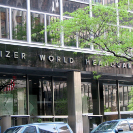 Sede central de Pfizer en Nueva York.