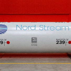 Vista de una tubería del gaseoducto Nord Stream 2 que conecta Rusia con Alemania.