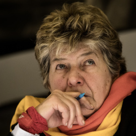 Susanna Camusso, la primera mujer secretaria general de la Cgil, en el cargo hasta el 2019, actualmente responsable de políticas internacionales y de género de la confederación.