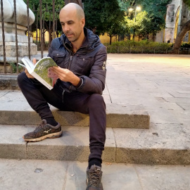 Arnau Montserrat, en l'entrevista amb 'Públic'.