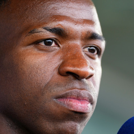 10/06/2024 Vinicius Junior durante el Media Day del Real Madrid, a 27 de mayo de 2024.