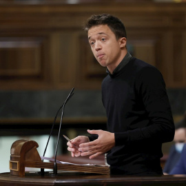 El líder de Más País, Íñigo Errejon durante su intervención en el Congreso este miércoles.