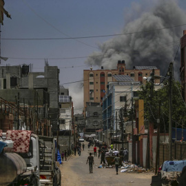 Bombardeo campamento palestino