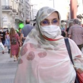 La saharaui Aminetu Haidar, una de las ganadoras del Nobel Alternativo