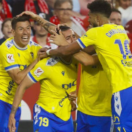 Jugadores del Cádiz CF.