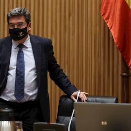 18/11/2021.- El ministro de Inclusión, Seguridad Social y Migraciones, José Luis Escrivá, comparece en la comisión parlamentaria del Pacto de Toledo para presentar el nuevo mecanismo de equidad intergeneracional de las pensiones pactado con los sindic