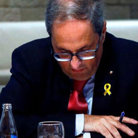 El president de la Generalitat, Quim Torra. / QUIQUE GARCÍA (EFE)