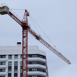 Edificio de viviendas en construcción en Madrid, a 20 de octubre de 2020.