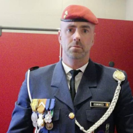 Jürgen Connings, el militar belga desaparecido.