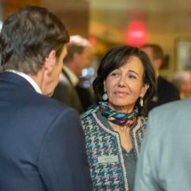 Ana Botín, durante su última visita a Estados Unidos en el mes de noviembre.