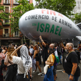 Marcha del Orgullo Crítico de Madrid, que ha denunciado el genocidio de Israel contra Gaza.