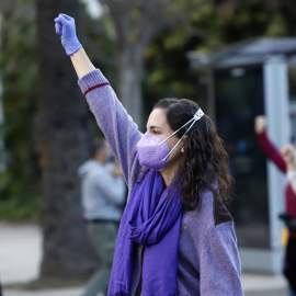 Concentración, baile feminista y lectura de manifiesto por el 8M, día internacional de la Mujer.