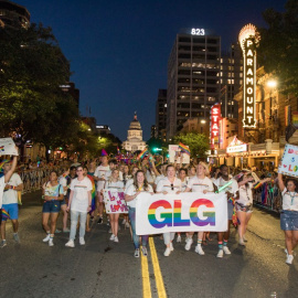 Desfile del orgullo de Austin el 10 de agosto de 2019 en Austin, Texas.