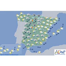 Previsión para este 19 de octubre. EFE