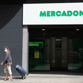 Exterior de un supermercado de Mercadona, a 23 de julio de 2021, en Madrid (España).