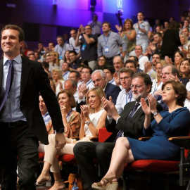 Pablo Casado, nuevo presidente del PP. / JUAN CARLOS HIDALGO (EFE)