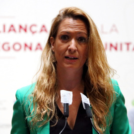 Pla mitjà de la degana de l'ICAB i presidenta del CICAC, Maria Eugènia Gay. Imatge del 15 d'abril de 2021