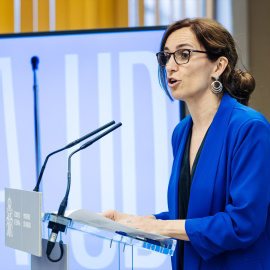 La ministra de Sanidad, Mónica García (Archivo)