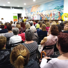 L'assemblea de constitució de Mares i Àvies per la República. @PobleLliureVOcc