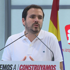 El coordinador federal de IU, Alberto Garzón. / Europa Press