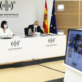 La ministra de Sanidad, Carolina Darias, preside la Reunión del Consejo Interterritorial del Sistema Nacional de Salud este miércoles 15 de diciembre en Madrid.