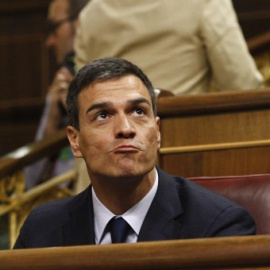 Pedro Sánchez en el Congreso. EUROPA PRESS