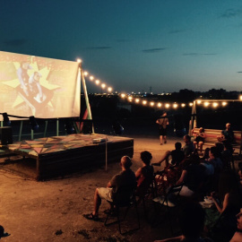 El cine de verano de Usera.