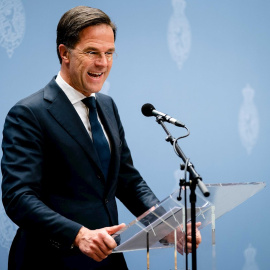 17/12/2021 El primer ministro de los Países Bajos, Mark Rutte, durante una rueda de prensa el pasado 17 de diciembre de 2021