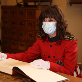 Victoria Landa, la primera mujer directora de la Ertzaintza.