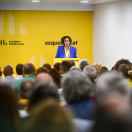 Rovira s'adreça al Consell nacional d'ERC celebrat aquest divendres després de la seva tornada de l'exili.