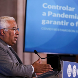 El primer ministro portugués, António Costa, en una rueda de prensa en Lisboa este jueves 25 de noviembre.
