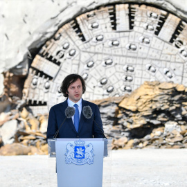 27/06/2024 El primer ministro de Georgia, Irakli Kobajidze, a 23 de abril de 2024.
