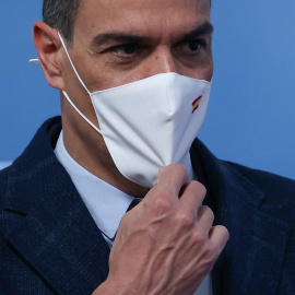 El presidente del Gobierno, Pedro Sánchez, en Bruselas