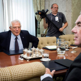 Borrell y Maragall, este lunes en Madrid. EFE/Luca Piergiovanni