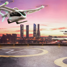 Vehículo volador eVTOL de Eve y en el que ha invertido Acciona.