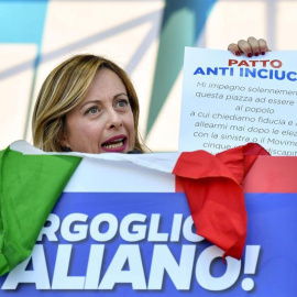 Giorgia Meloni en una imagen de archivo. EFE/EPA/ALESSANDRO DI MEO